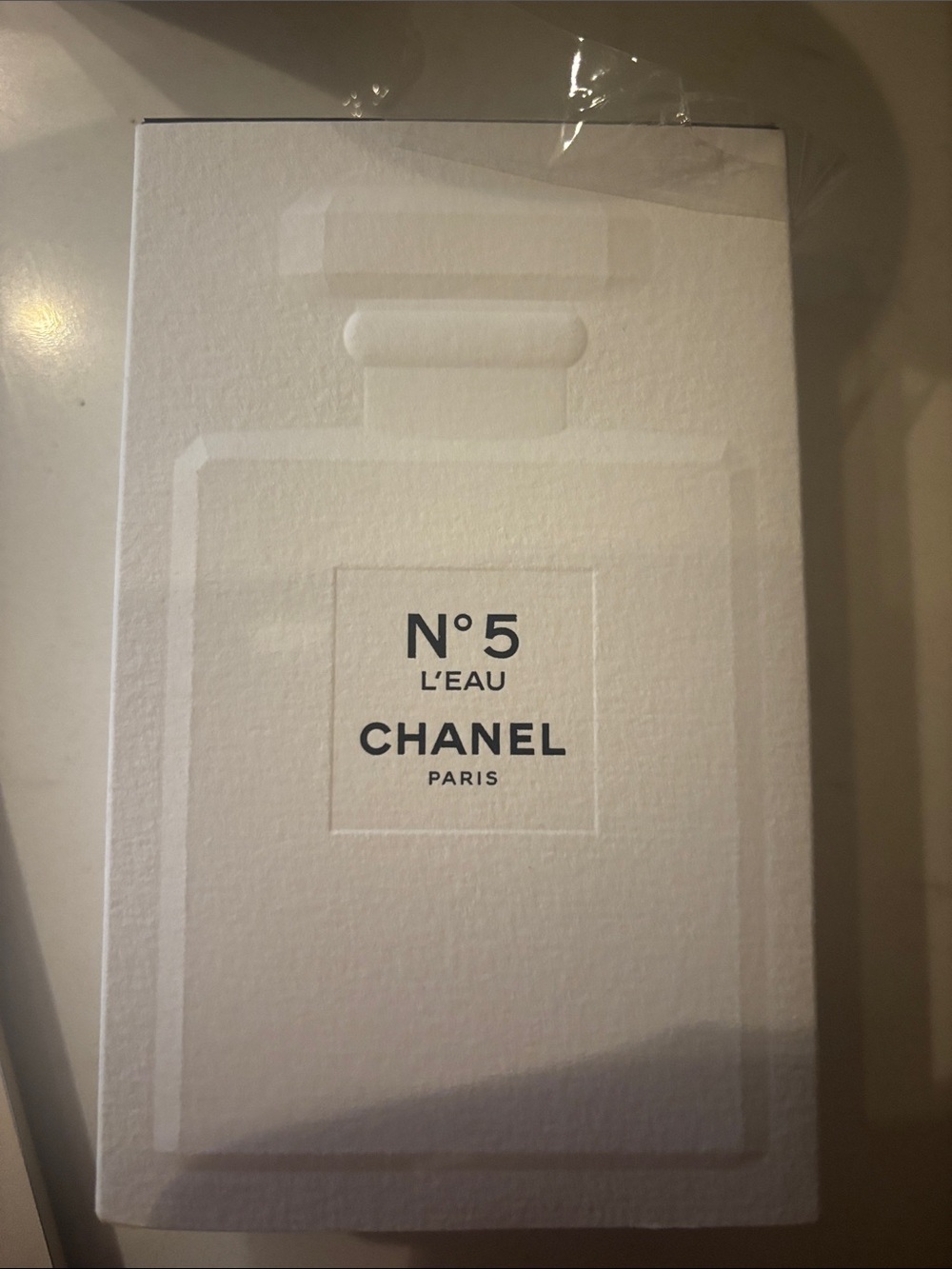 Staging/Prop authentic Chanel perfume box